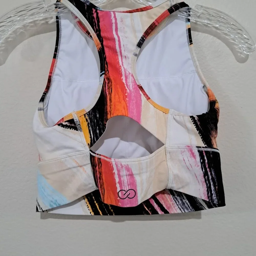 Calia Sports Bra Women's small multi colored Execllent condition
